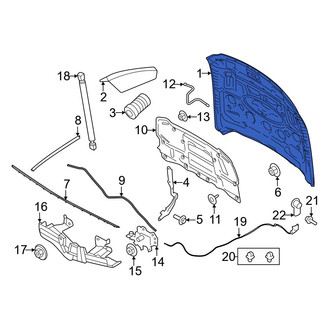 Ford OE - Front Hood Panel