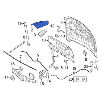 Ford OE - Front Right Hood Insulation Pad