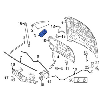 Ford OE - Front Outer Hood Stop Buffer