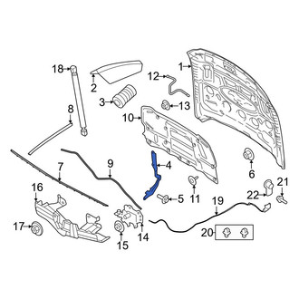 Ford OE - Front Left Hood Hinge