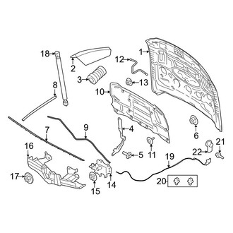 Ford OE - Hood & Components