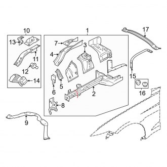 2025 Ford Mustang OEM Chassis Frames & Body Parts | CARiD