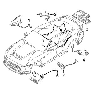 Ford OE - Electrical - Antenna (Dark Horse / EcoBoost Premium / GT / GT Premium Coupe)