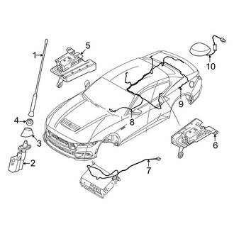 Ford OE - Electrical - Antenna (Convertible)