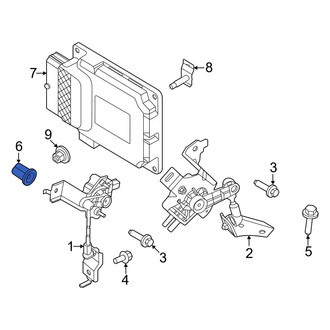 Ford OE - Bumper Face Bar Nut