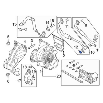 Ford OE - Turbocharger Coolant Line Gasket