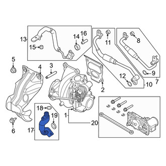 Ford OE - Turbocharger Oil Line