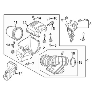 Ford OE - Engine - Air Intake (5.0L)