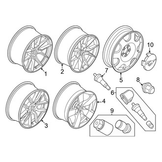 Ford OE - Wheels & Trim (19"), (Dark Horse)