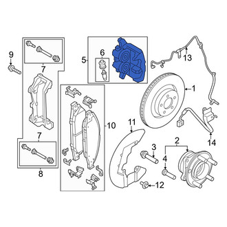 Ford OE - Front Right Disc Brake Caliper