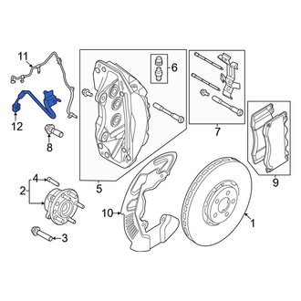 Ford OE - Front Right Brake Hydraulic Hose