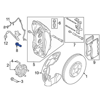 Ford OE - Disc Brake Caliper Anchor Plate Bolt