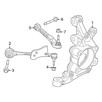 Ford OE - Front Suspension - Suspension Components (With Performance Packages), (2.3L)