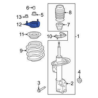Ford OE - Front Suspension Strut Mount