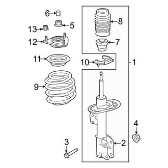 Ford OE - Front Suspension Strut and Coil Spring Assembly