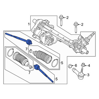 Ford OE - Front Outer Steering Tie Rod End
