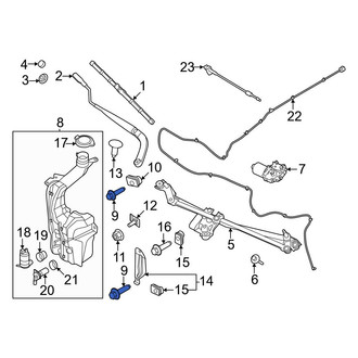 Ford OE - Outer Washer Fluid Reservoir Bolt