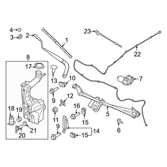 Ford OE - Windshield - Wiper & Washer Components