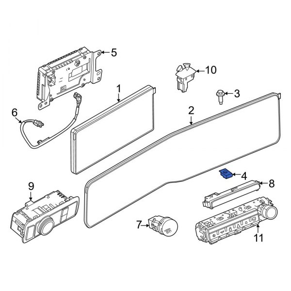 Instrument Cluster Nut