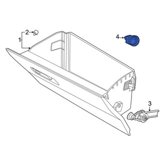 Ford OE - Front Glove Box Lock Kit