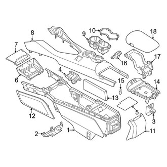 Ford OE - Console (W/O Drift Hand Brake)