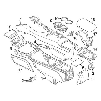 Ford OE - Console (With Drift Hand Brake)