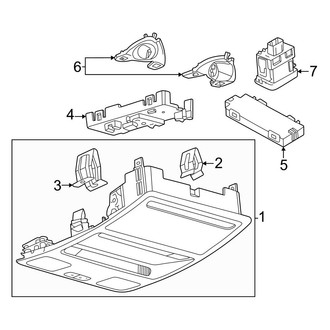 Ford OE - Overhead Console (Coupe)
