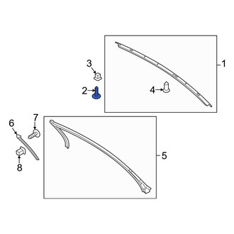 Ford OE - Window Channel Screw