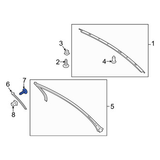 Ford OE - Window Channel Screw