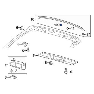 Ford OE - Quarter Panel Trim Panel Clip