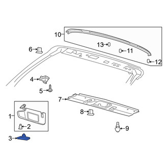 Ford OE - Sun Visor Cap