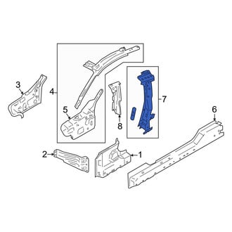 Ford OE - Left Body B-Pillar
