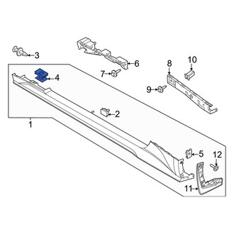Ford OE - Rocker Panel Molding Clip