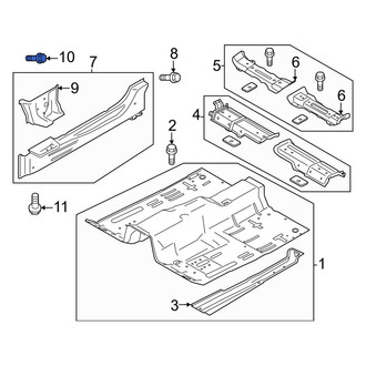 Ford OE - Suspension Crossmember Bolt