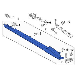 Ford OE - Left Rocker Panel Guard