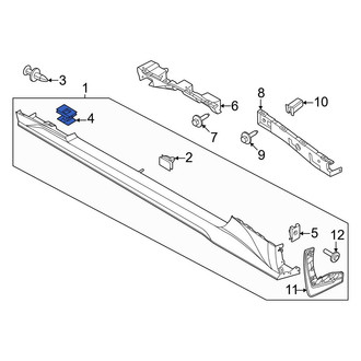 Ford OE - Rocker Panel Molding Clip