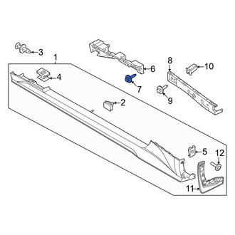 Ford OE - Rear Rocker Panel Molding Screw