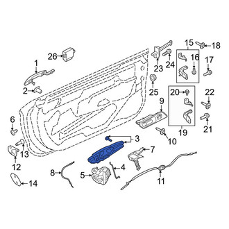 Ford OE - Front Left Exterior Door Handle Base