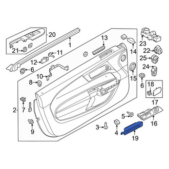 Ford OE - Front Left Interior Door Pull Handle