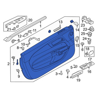 Ford OE - Front Left Inner Door Interior Trim Panel