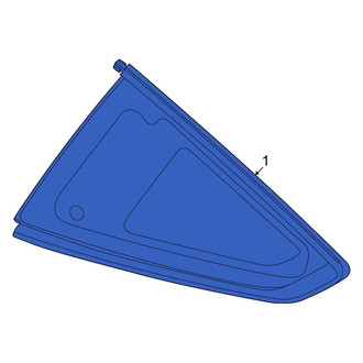 Ford OE - Rear Left Quarter Glass