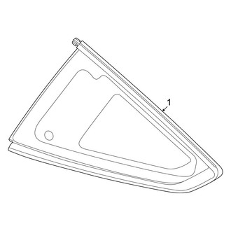 Ford OE - Quarter Panel - Glass (Coupe)