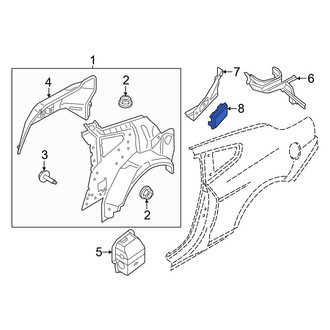 Ford OE - Rear Quarter Panel Vent
