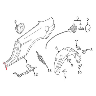 Ford OE - Quarter Panel & Components (EcoBoost / EcoBoost Premium / GT Premium Convertible)