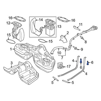 Ford OE - Fuel Tank Strap Bolt