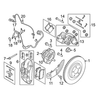 Ford OE - Rear Suspension - Brake Components