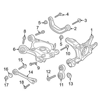 Ford OE - Rear Suspension - Suspension Components (W/O Brembo Brakes)