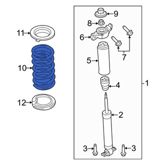Ford OE - Rear Coil Spring