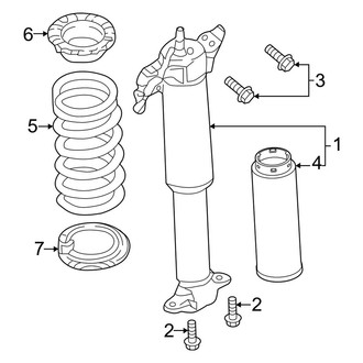 Ford OE - Rear Suspension - Shocks & Components (With Adaptive Damping)