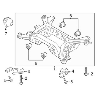Ford OE - Rear Suspension - Suspension Mounting